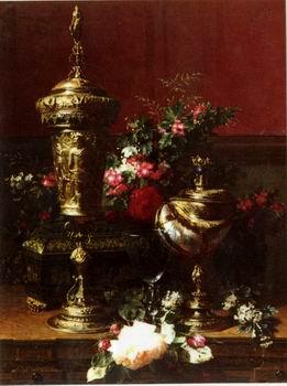 unknow artist Floral, beautiful classical still life of flowers.056 oil painting picture